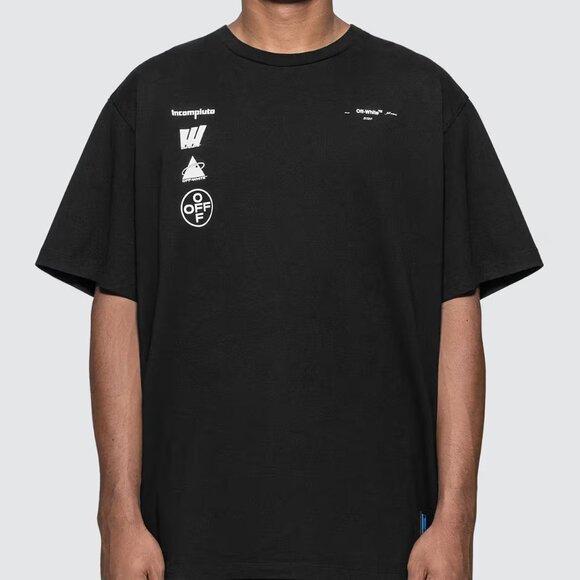 Off-White Mariana De Silva T-shirt 100% Cotton, Black, Size X-large COA Included - Picture 3 of 4